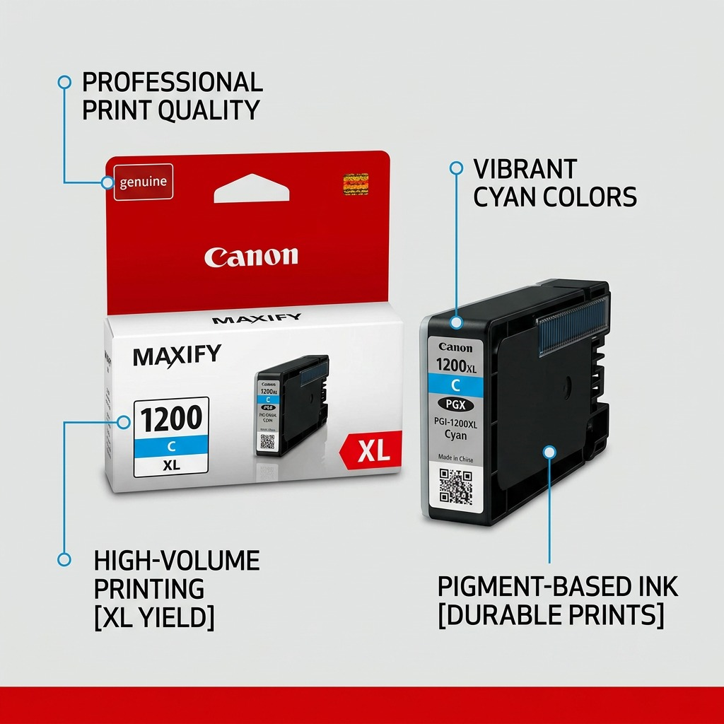 Canon PGI-1200XL – Cyan Ink Tank