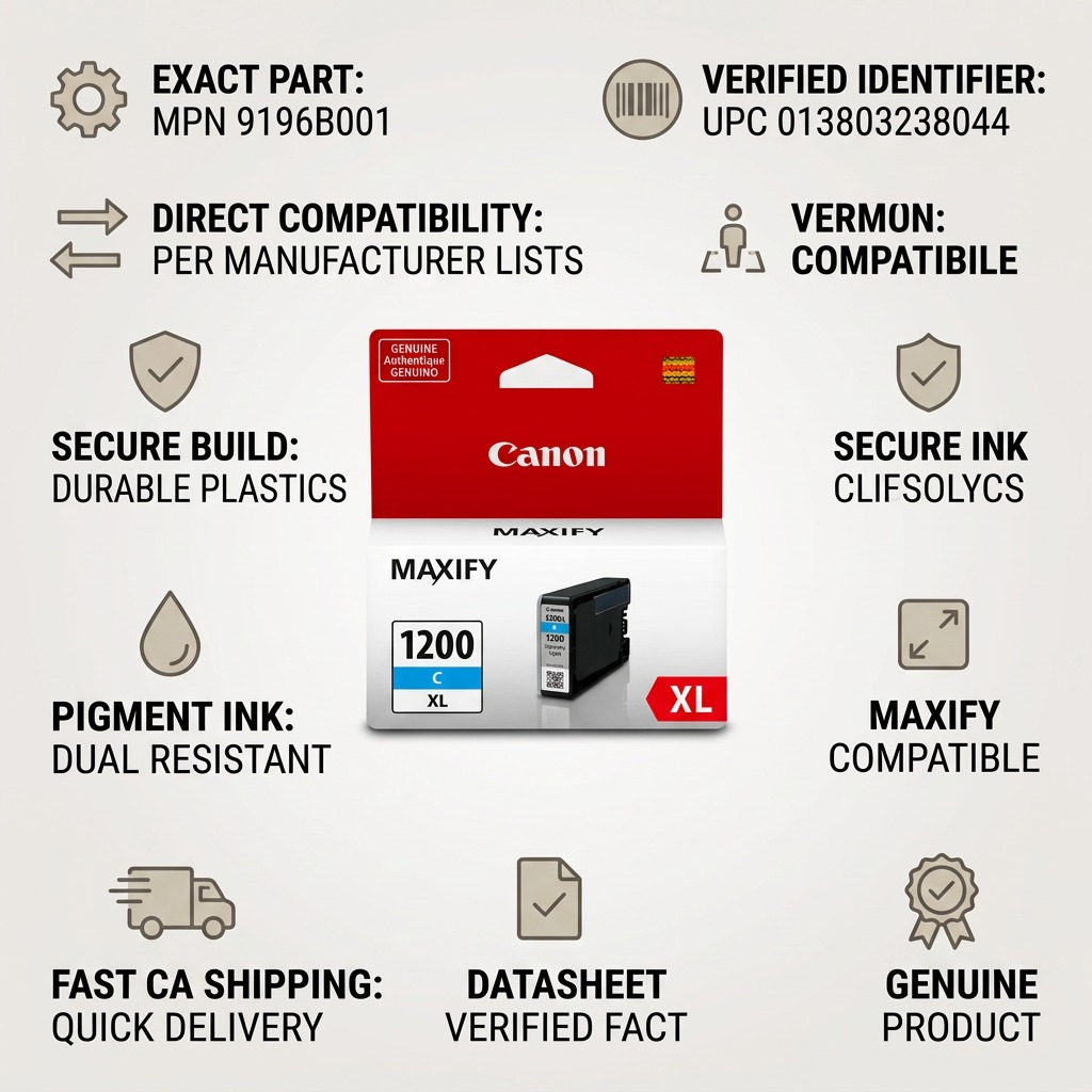 Canon PGI-1200XL – Cyan Ink Tank
