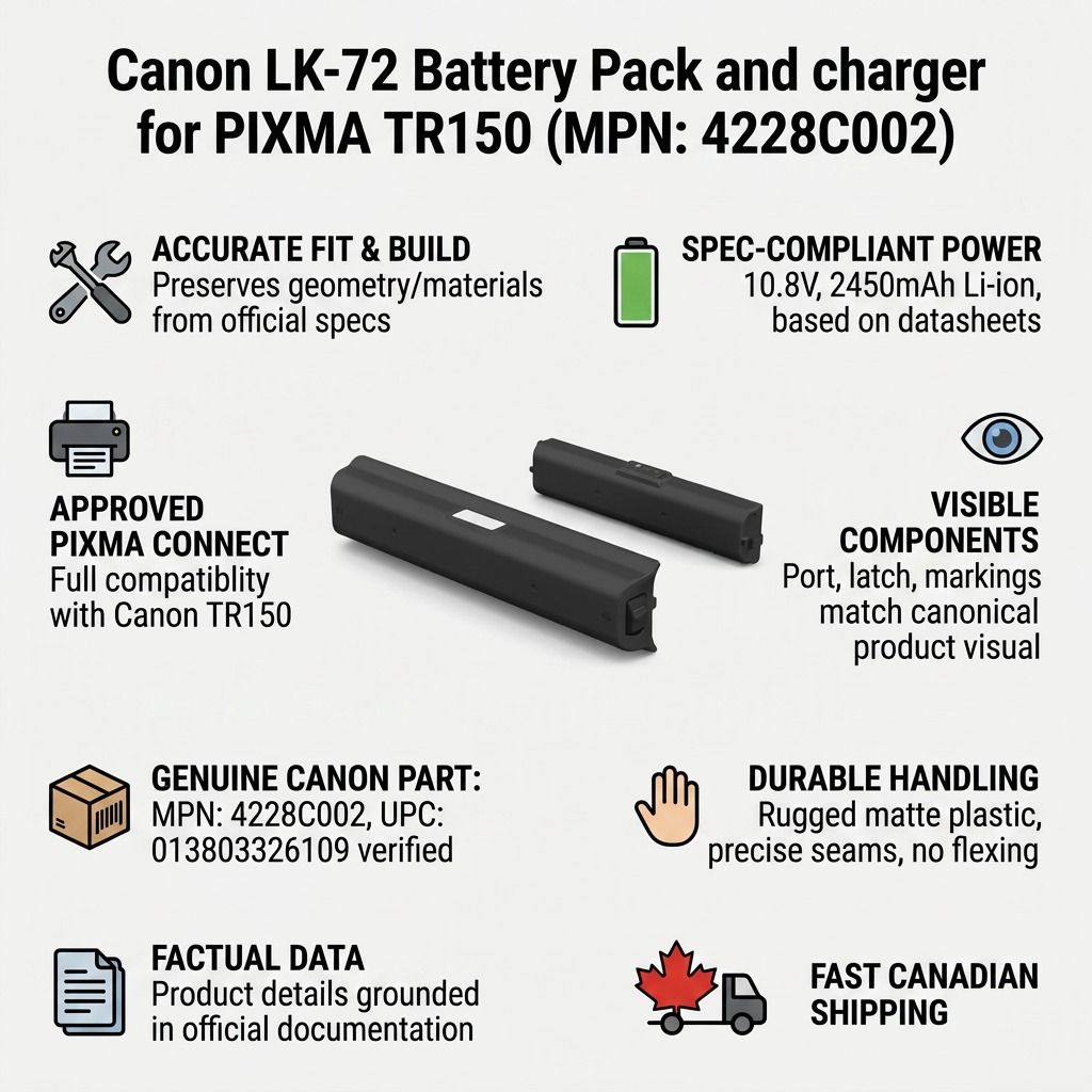 Canon LK-72 Battery Pack for PIXMA TR150