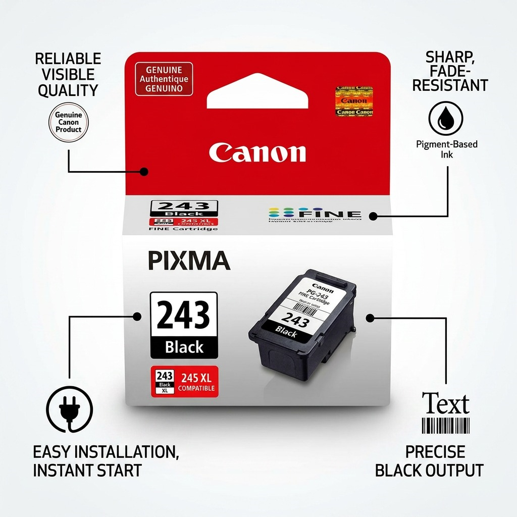Canon PG-243 – Black Ink Cartridge