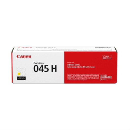 Canon 1243C001 Cartridge 045H High Capacity Yellow Toner – High Yield 2,200 Pages