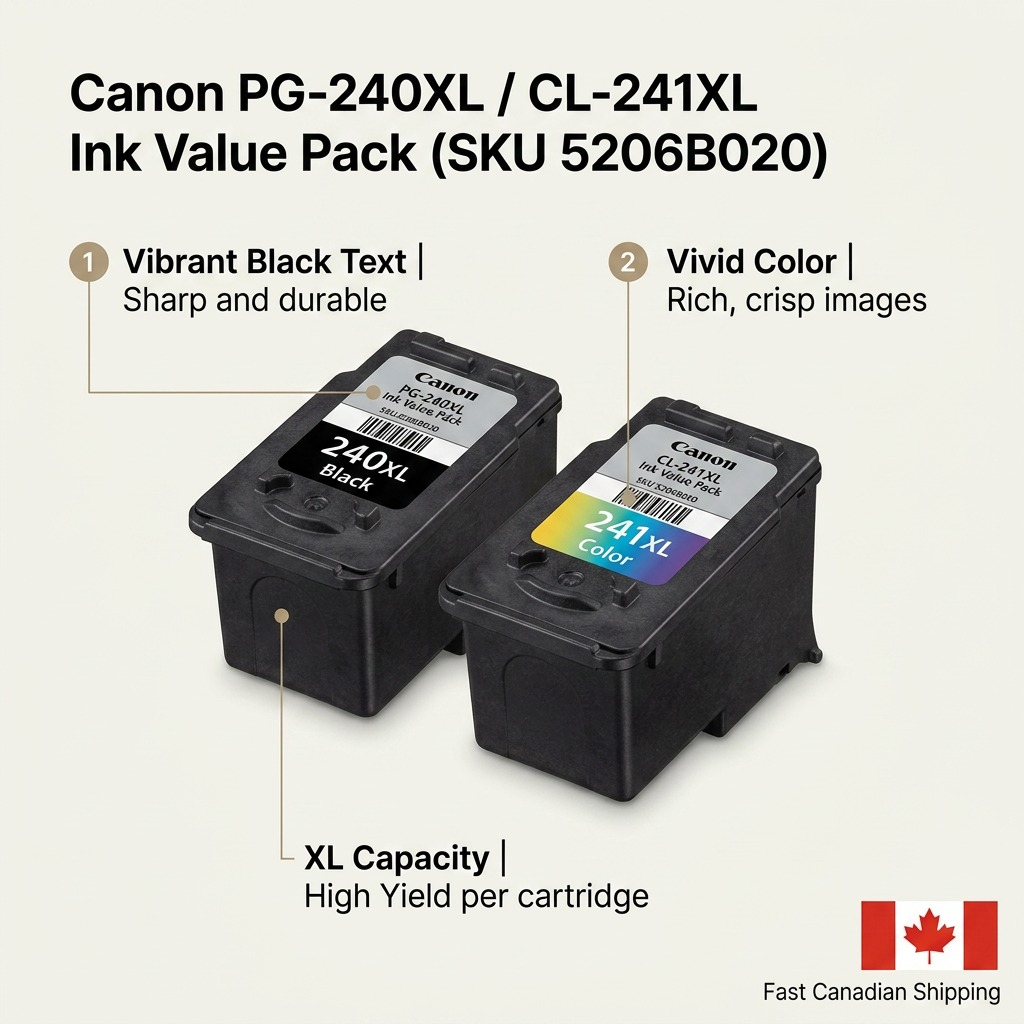 Canon PG-240XL – & CL-241XL Ink Value Pack