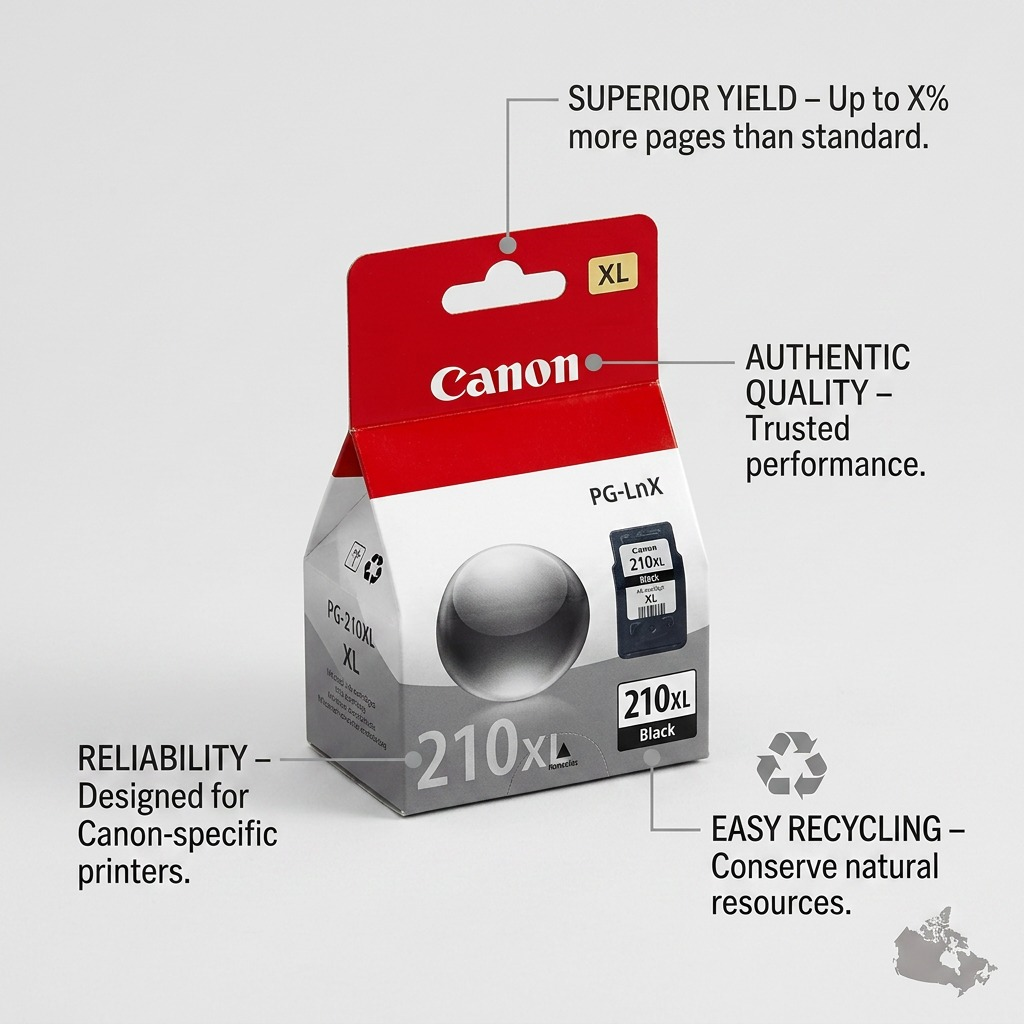 Canon PG-210 – XL Black Ink Tank