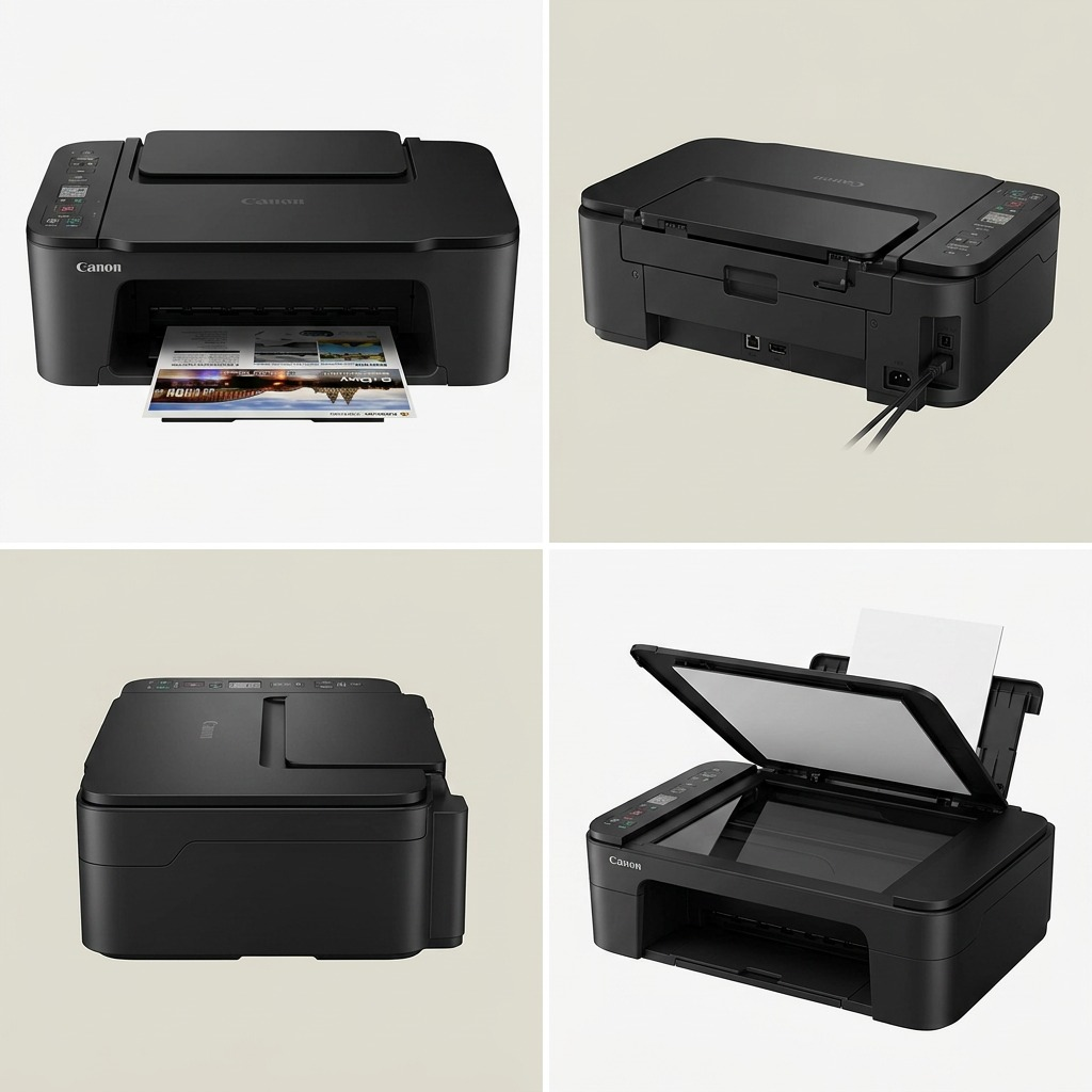 Canon 6671C003 – PIXMA TS3720 Wireless All-in-One Inkjet Printer for Home and Student – Black