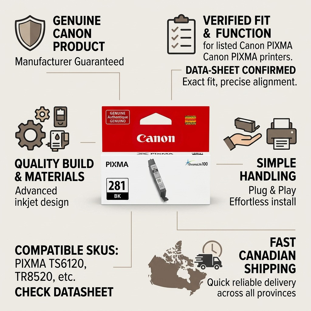 Canon CLI-281 – Black