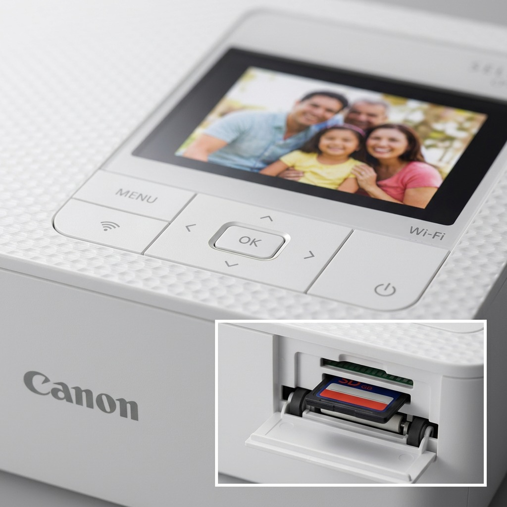 Canon SELPHY CP1500 – Compact Photo Printer (White)