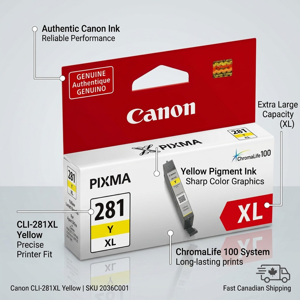 Canon CLI-281XL – Yellow