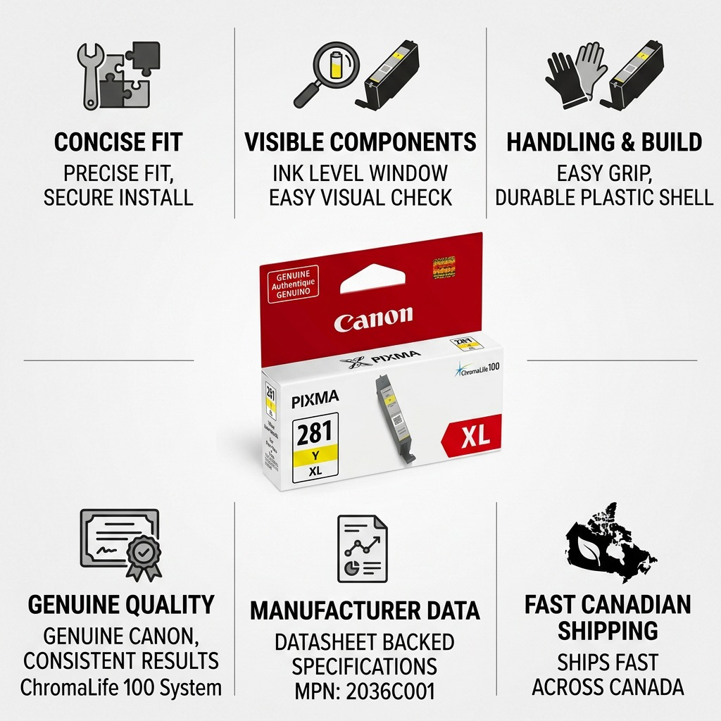 Canon CLI-281XL – Yellow