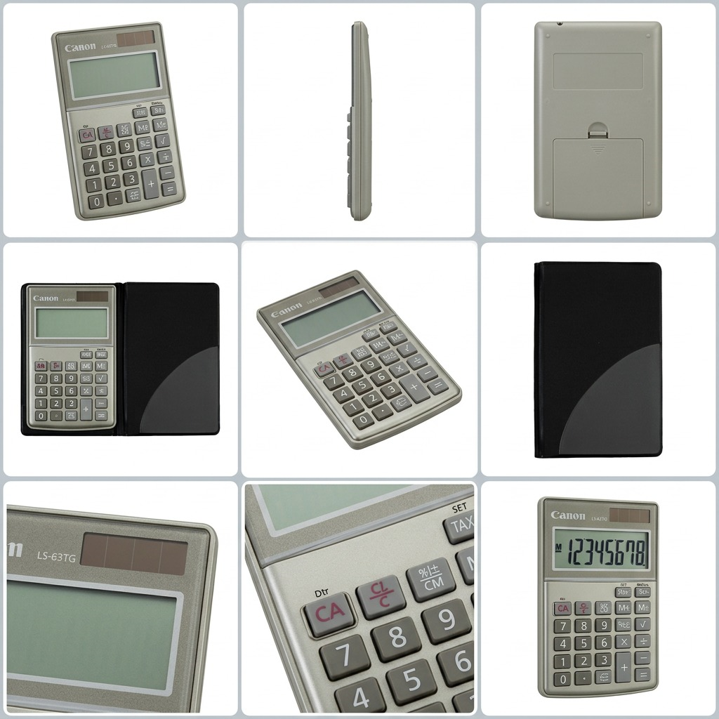 Canon LS-63TG Silver 8-Digit display