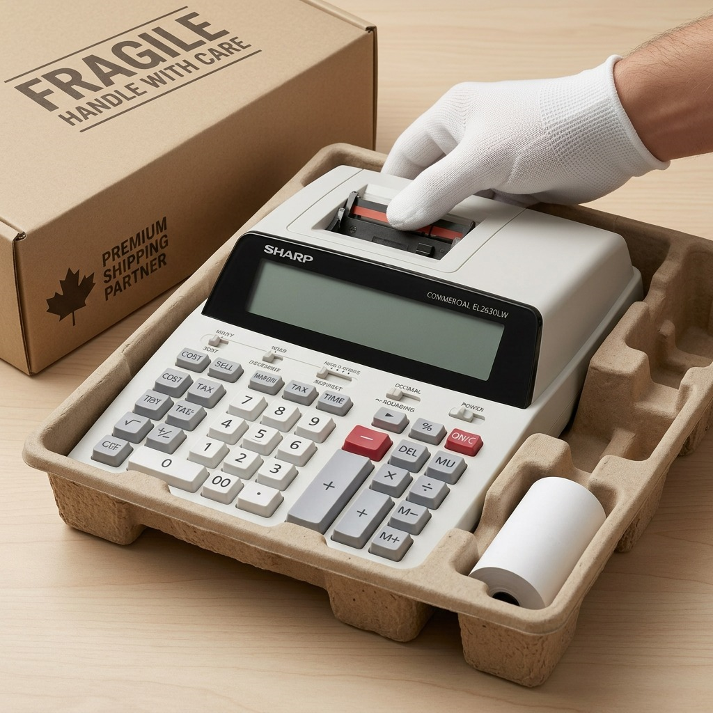 Sharp EL-2630LW 12-Digit Commercial Printing Calculator