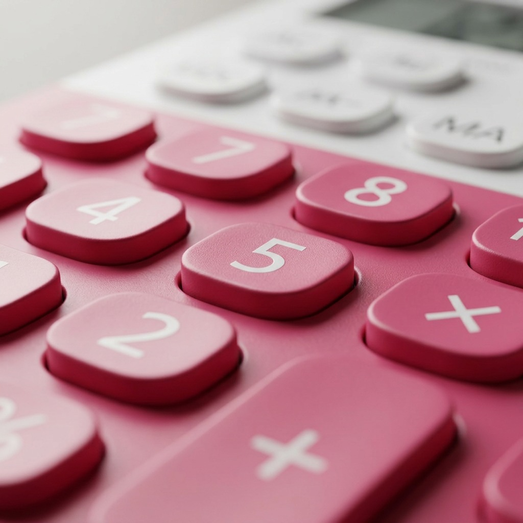 Sharp EL-760RBPK XL 8-Digit Display Calculator - Raspberry