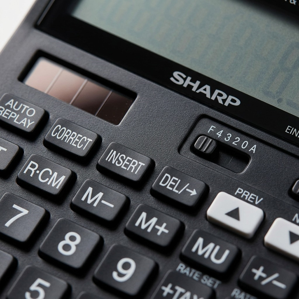 Sharp EL-CC12GP XL 12-Digit Check & Correct Desktop Calculator