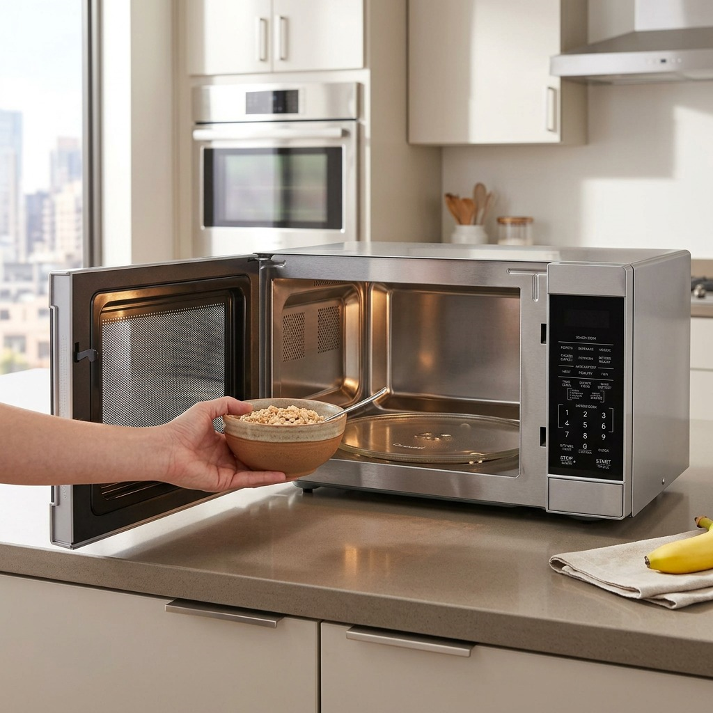 Sharp SMC1664KSC Carousel Countertop Microwave Oven - 1.6 cu. ft. 1100W Stainless Steel