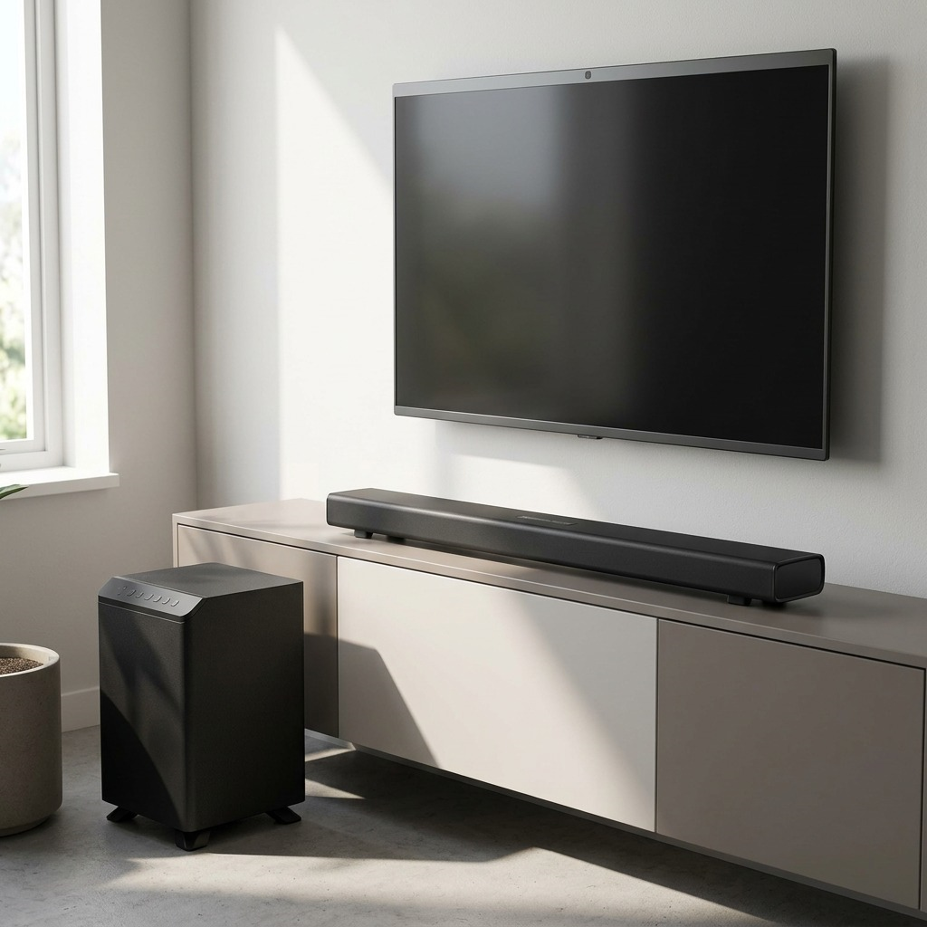Sharp HT-SBW53121 Q-Series 3.1.2 Channel Soundbar with Wireless Subwoofer - Dolby Atmos & Dts:x Support