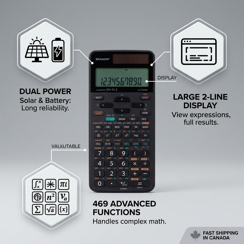 Sharp EL-546XTBSL – Scientific Calculator