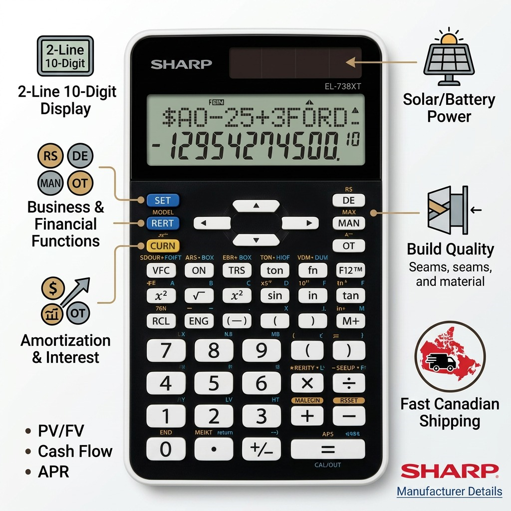 Sharp EL-738XT – Financial Calculator
