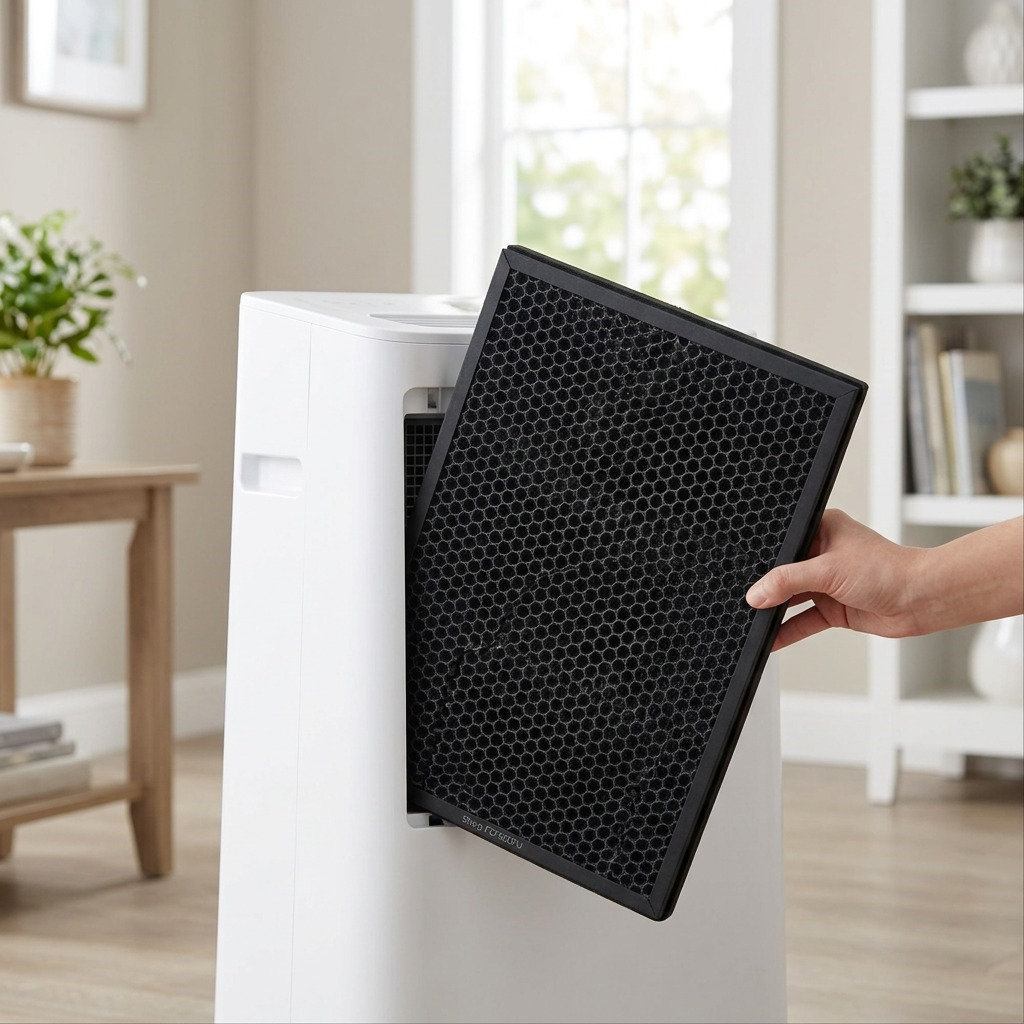 Sharp FZF60DFU Activated Carbon Deodorizing Replacement Filter - Washable Long - Life Design for FP-F60UW