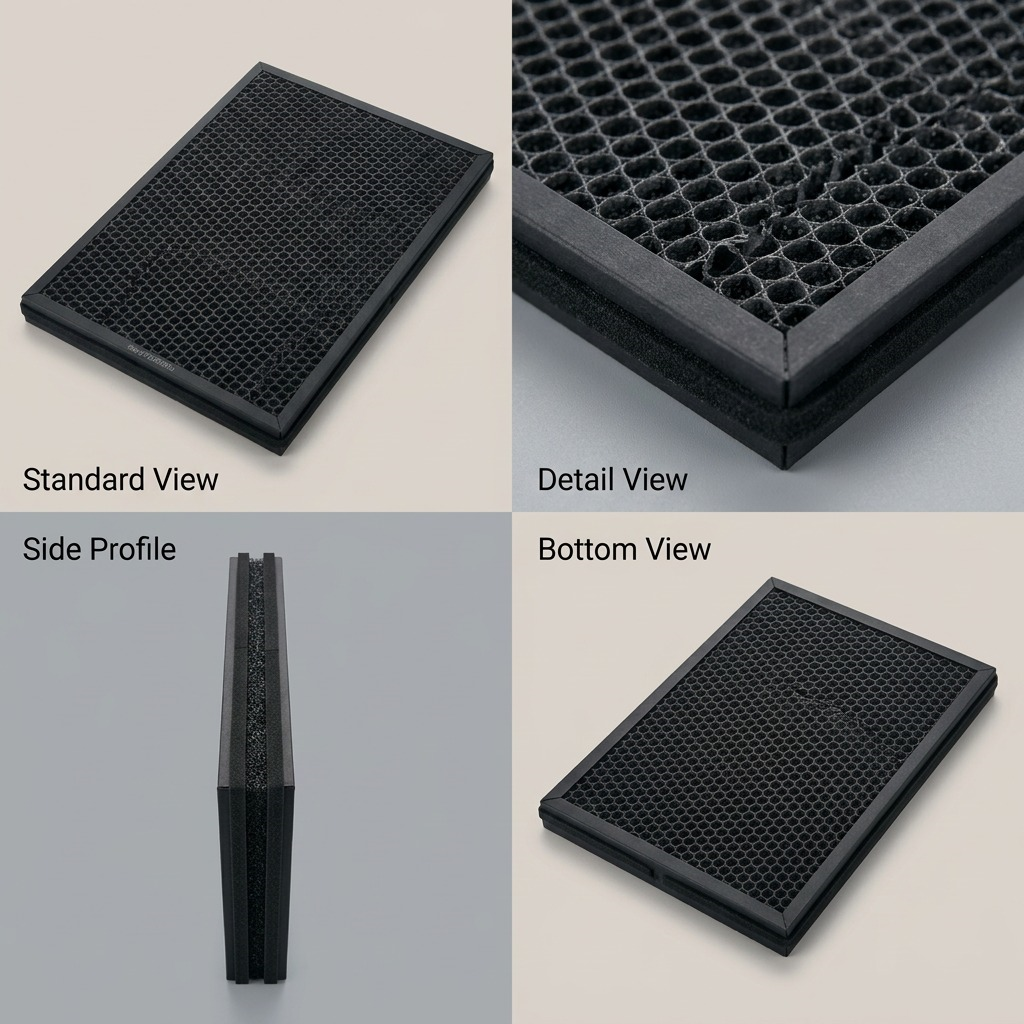 Sharp FZF60DFU Activated Carbon Deodorizing Replacement Filter - Washable Long - Life Design for FP-F60UW
