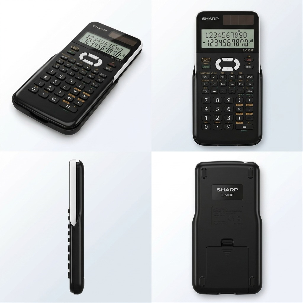 Sharp EL-510RT 169-Function 10+1 Display Scientific Calculator - Black