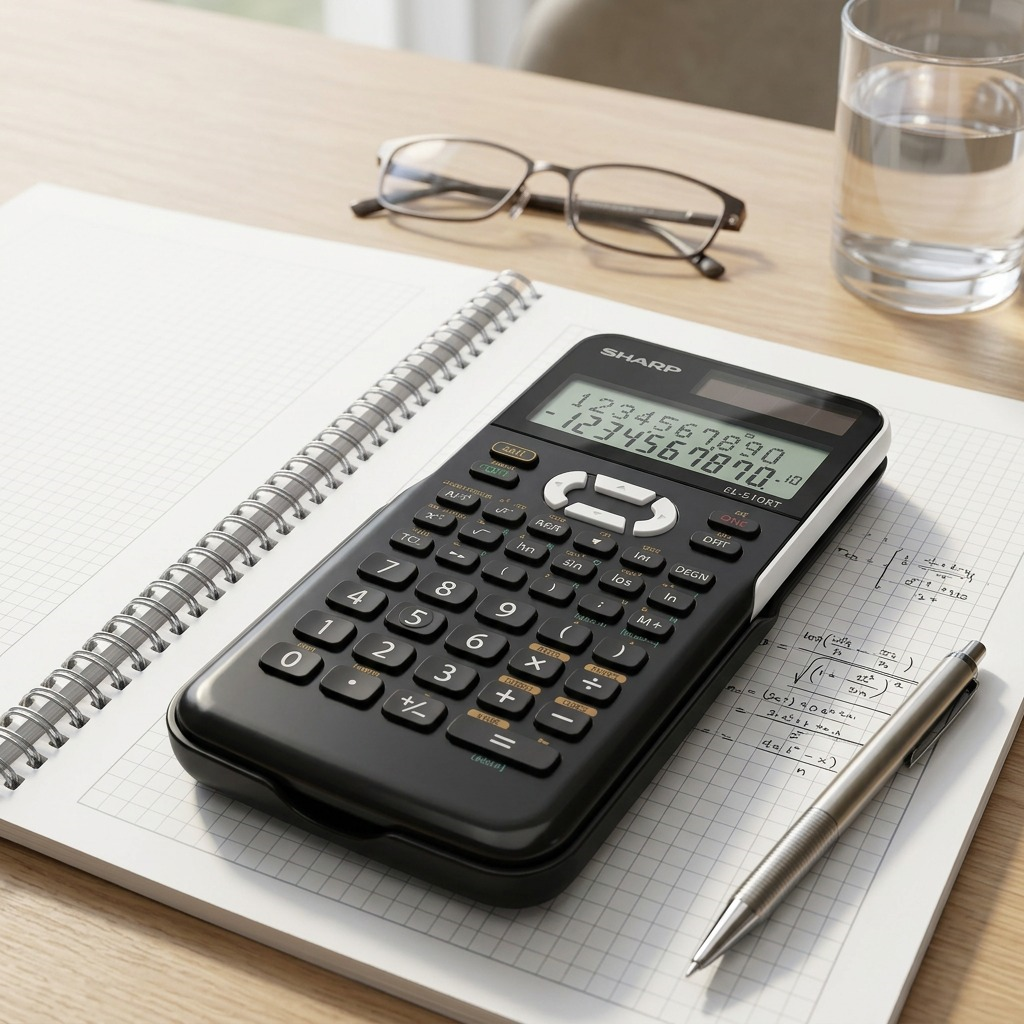Sharp EL-510RT 169-Function 10+1 Display Scientific Calculator - Black