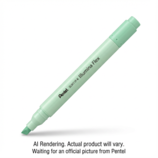 Illumina Flex Liquid Highlighter, Dual Tip - Chisel and Bullet, Pastel Green