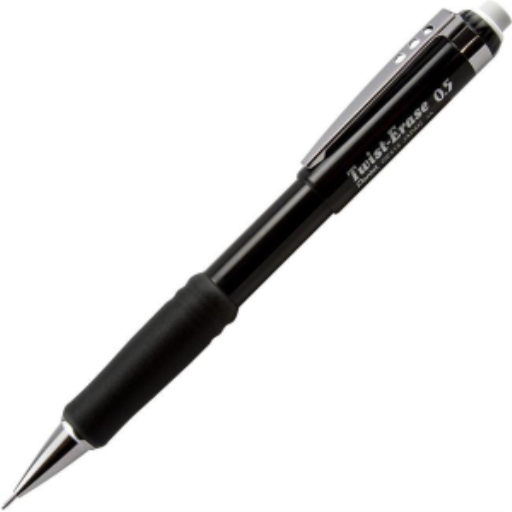Twist-Erase III Mechanical Pencil (0.5mm), Black Barrel