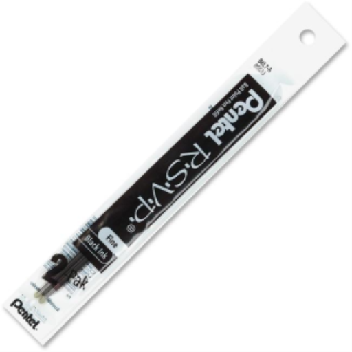 Refills for Pentel Ballpoint Pens (BK77, BK90), (0.7mm), Black Ink, 2-Pack Pouch