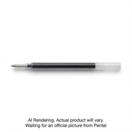 Refills for Pentel Ballpoint Pens (BK91, BK93, BK93CR, BK66M, BK410), (1.0mm), Black Ink, 2-Pack Pouch