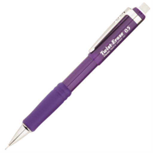 Twist-Erase III Retractable Mechanical Pencil (0.5mm), Violet Barrel