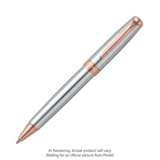 Sterling (0.7mm) Rose Gold Barrel, Black Ink, 1PC with Gift Case