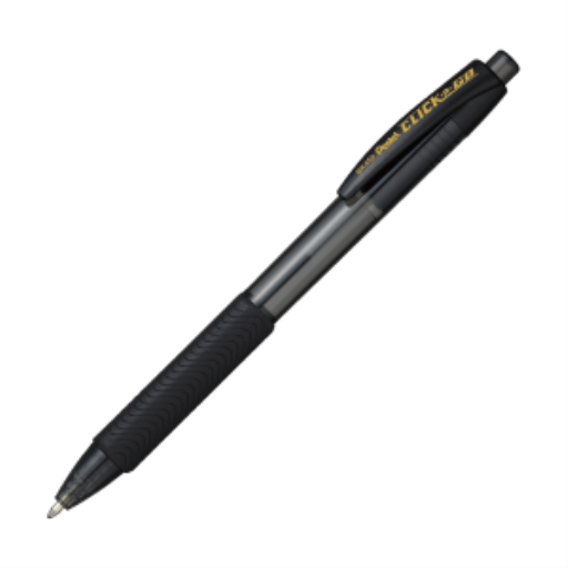 Click-N-Go Retractable Ballpoint Pen, (1.0mm), Black Ink