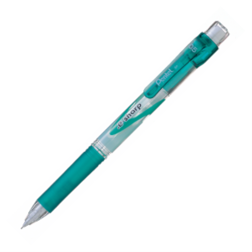 .E-Sharp Mechanical Pencil (0.5mm), Green Accents