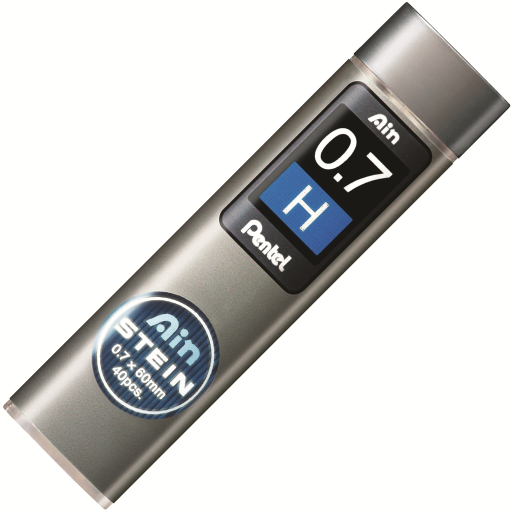 Ain Stein Lead Refill (0.7mm), H, 40 Leads per Tube