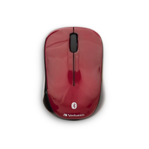 Souris Bluetooth Verbatim Multi-Trac à DEL bleue pour tablette – grenat (70240)