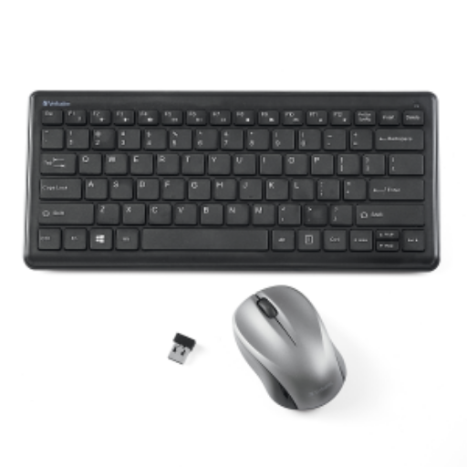 Verbatim Silent Wireless Compact Keyboard and Mouse (70739)