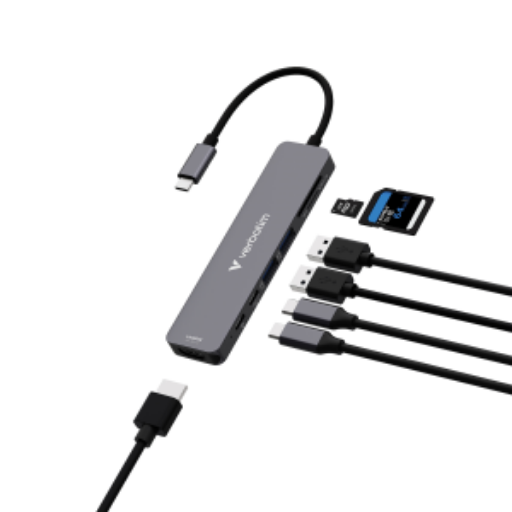 Verbatim USB-C Essentials Multiport Hub – 7 Ports (32158)