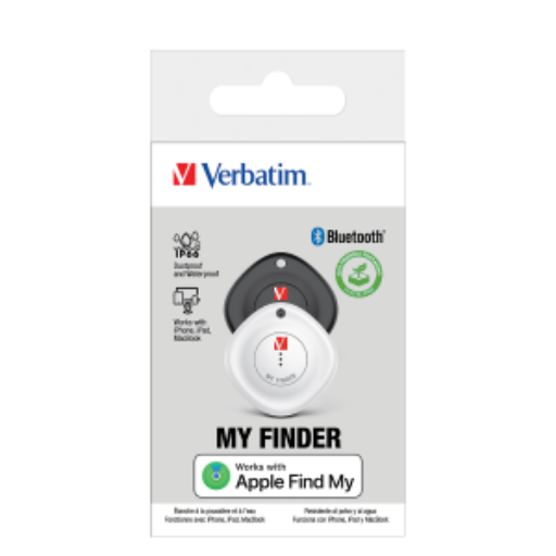 Localisateur Bluetooth Verbatim My Finder – paquet de 2, noir/blanc (32131)