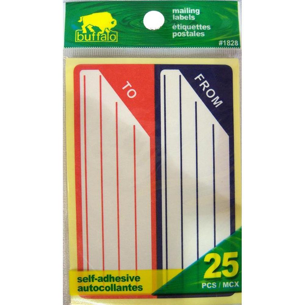 Buffalo To/From Gift Labels - Pack of 25