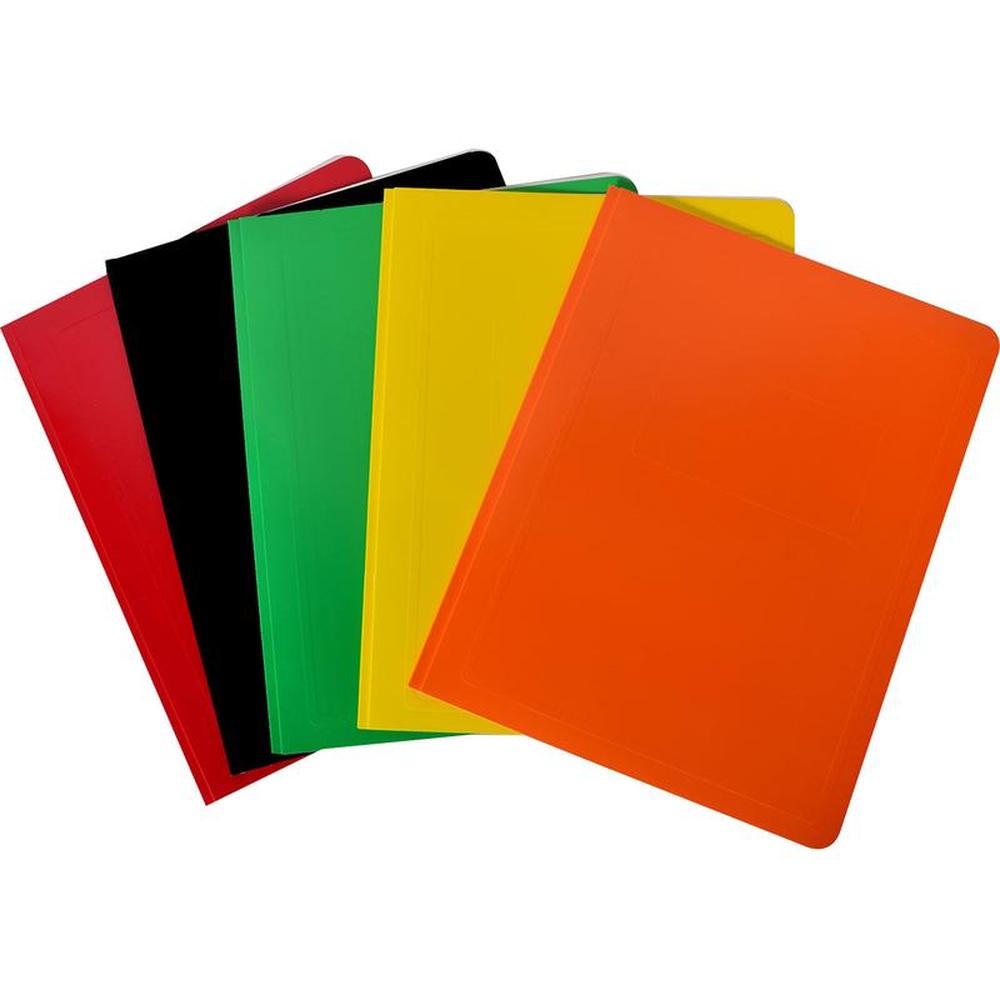 Buffalo Glossy 2-Pocket Presentation Folder - Assorted Colors