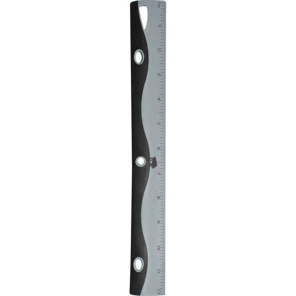 Buffalo Supergrip Ruler with Binder Holes