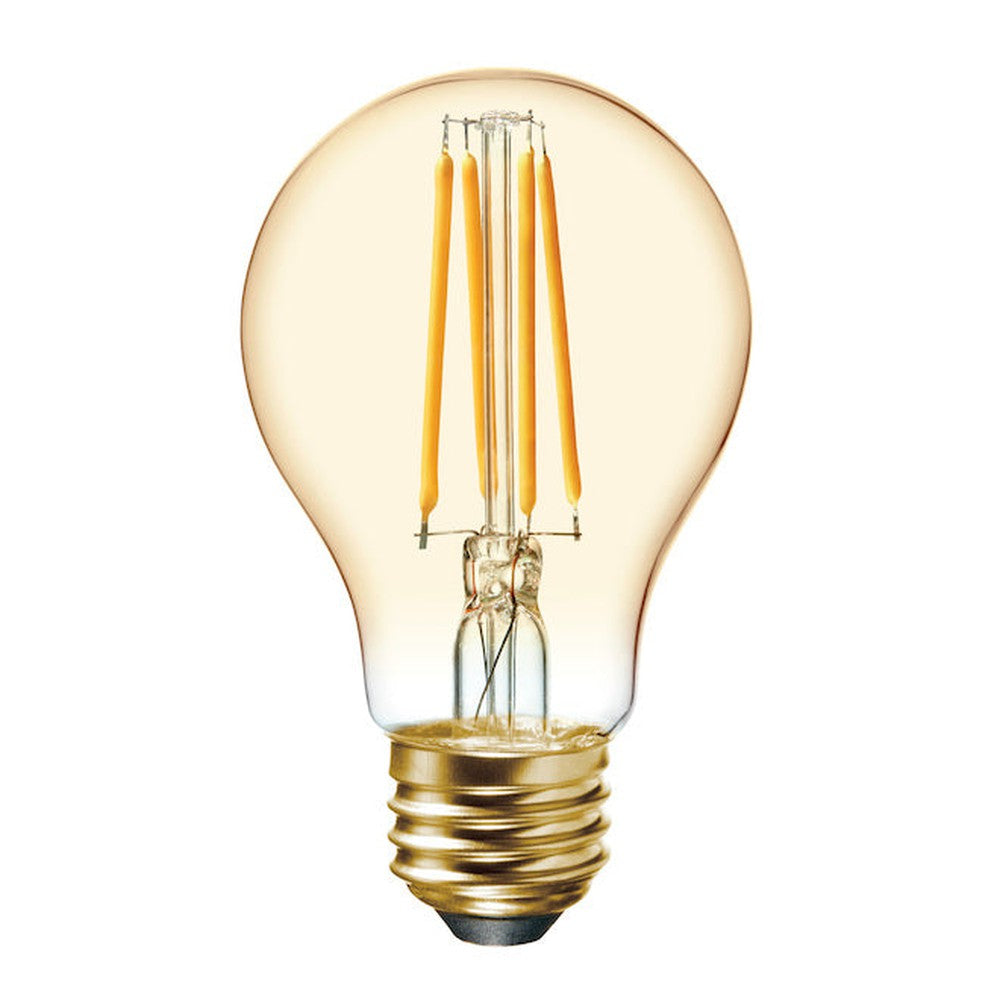 Gradual A19 LED filament bulb 8W 2200K Vintage Amber