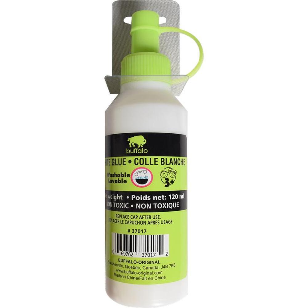 Buffalo Washable White Glue 120ml for Creative Projects