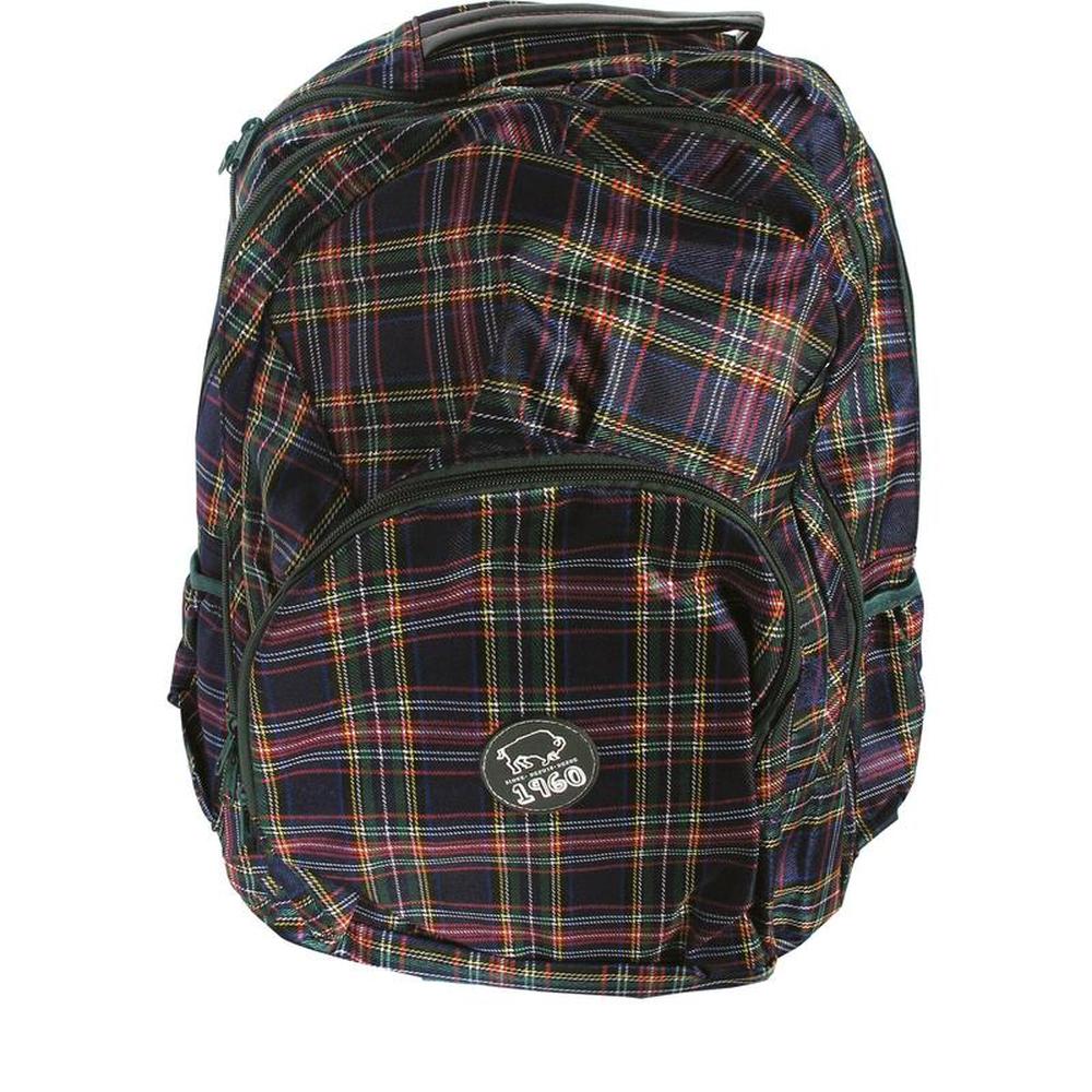 Buffalo Waterproof Plaid Backpack with Padded Straps