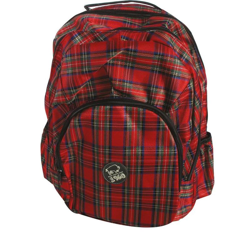 Buffalo Waterproof Plaid Backpack with Padded Straps