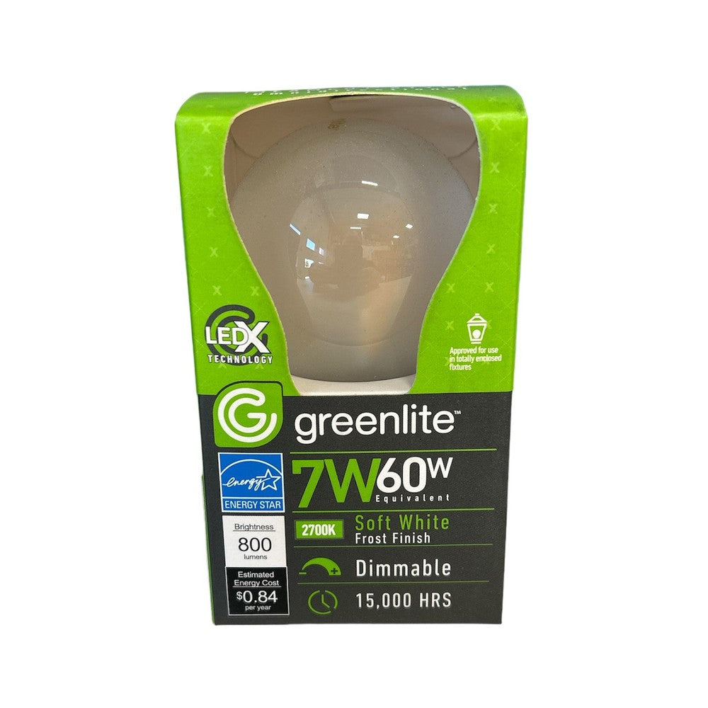 Ampoule DEL A19 7W graduelle 2700K givrée à filament