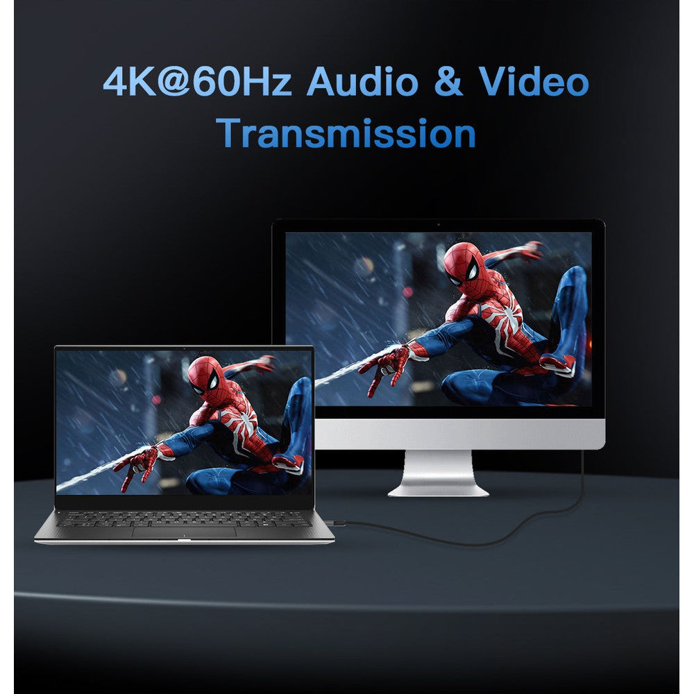 Câble USB-C Thunderbolt 3.2 PD100W 20 Gbit/s en nylon tressé