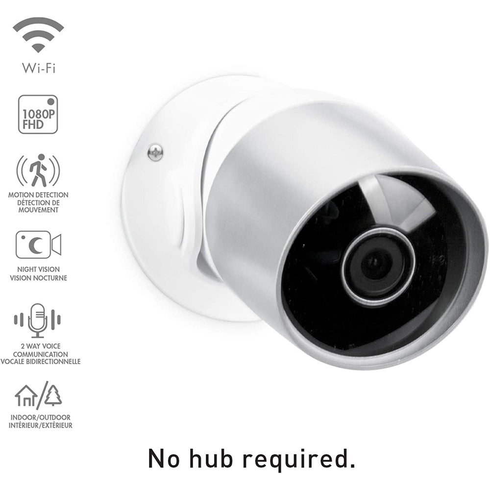 1080P Indoor or Outdoor Wireless Smart Security Camera - Globe #50108