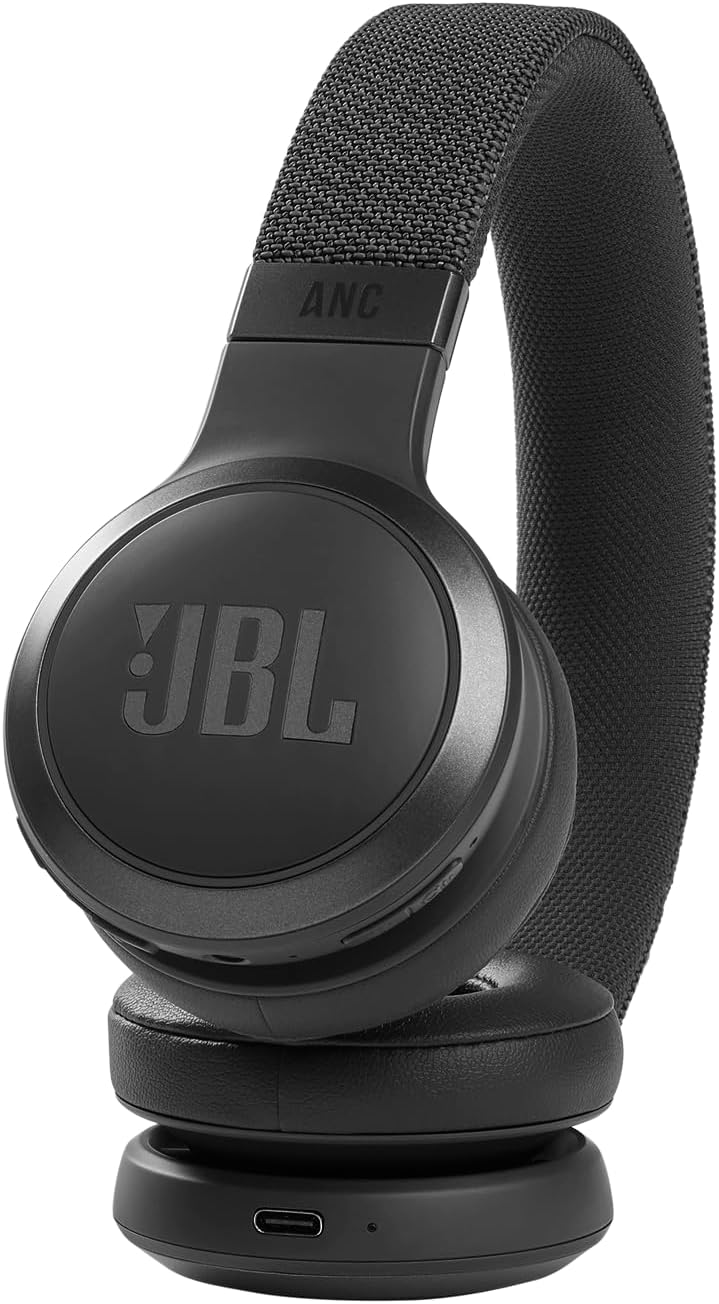 JBL Live 460NC Casque supra-auriculaire sans fil avec suppression du bruit longue durée de vie et commande vocale