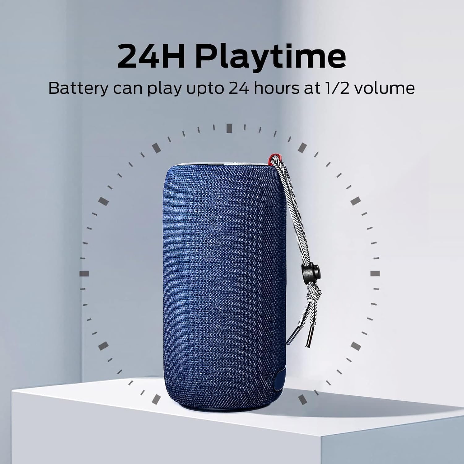 Monster S310 Haut-parleur Bluetooth portable, véritable appariement stéréo sans fil de 30W - Bleu