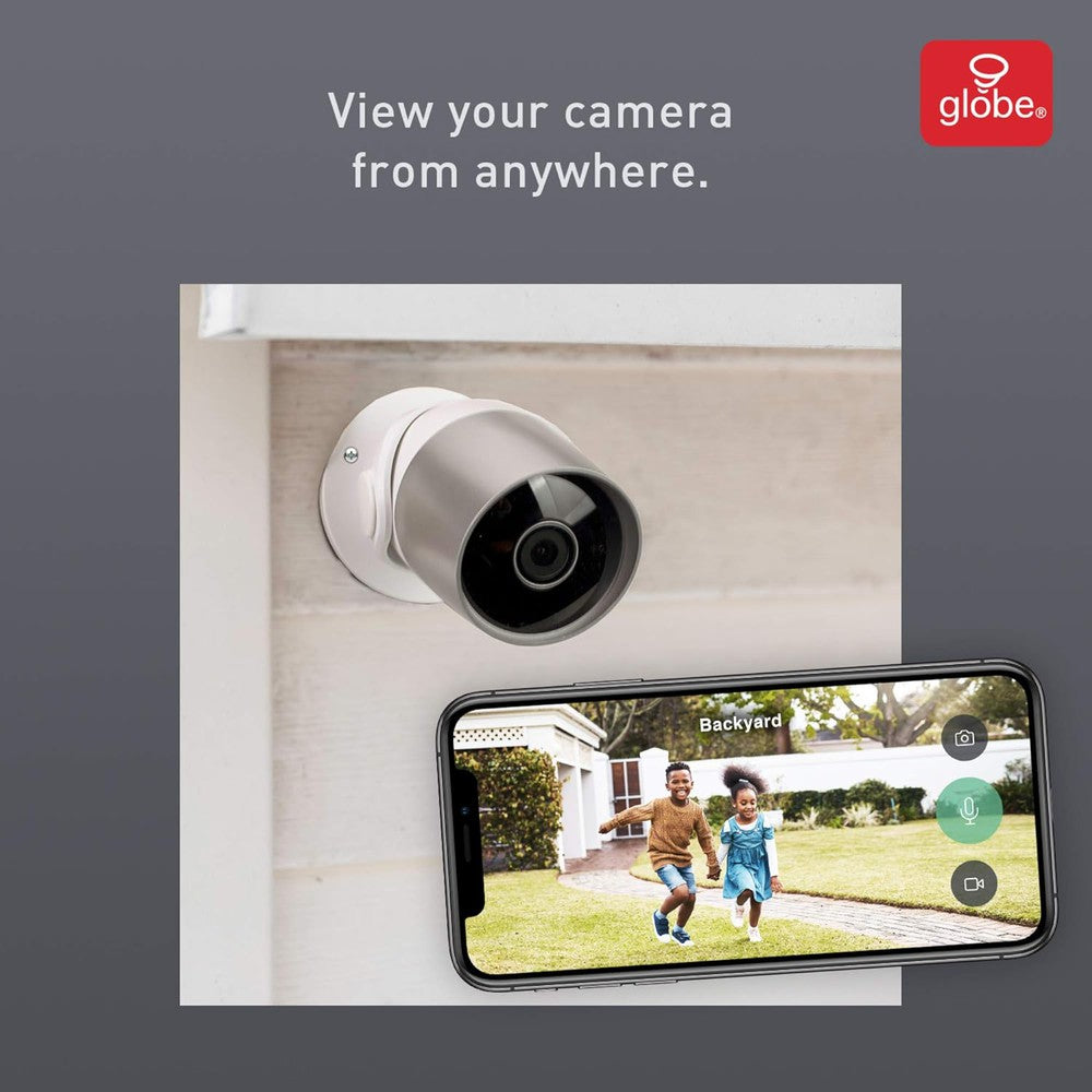 Caméra de sécurité intelligente sans fil d’intérieur ou d’extérieur 1080P - Globe #50108